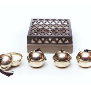 coffret bougie boule cuivre maillechort chachia arabesque ciselé cuir bois artisanal maroc