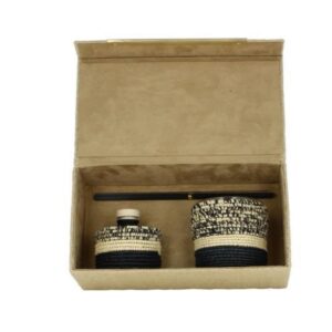 coffret bougie parfum ambiance diffuseur senteur artisanat maroc