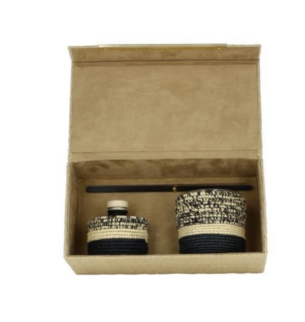 coffret bougie parfum ambiance diffuseur senteur artisanat maroc