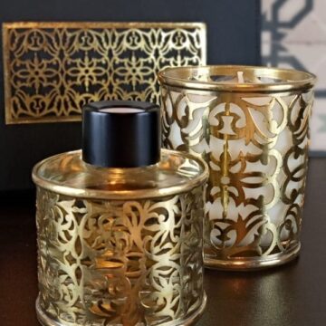 Coffret bougie et diffuseur de parfum artisanal marocain